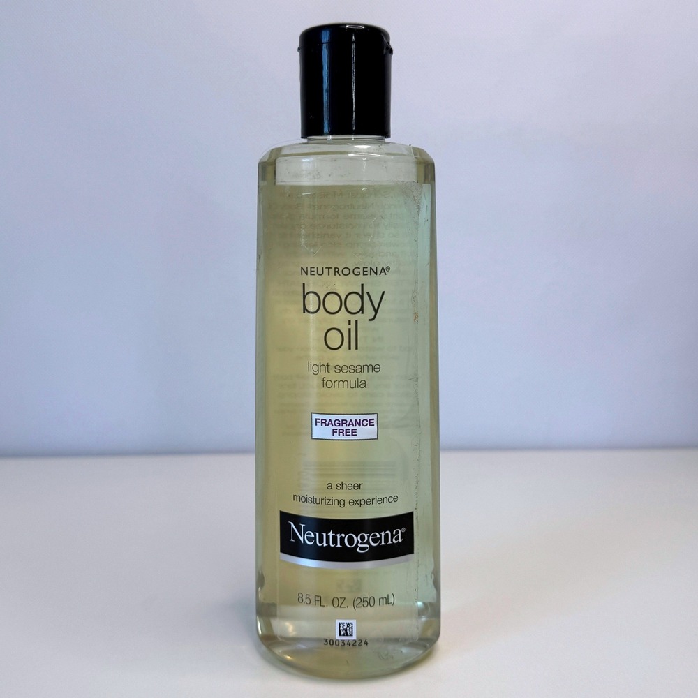 Neutrogena Light Sesame Formula Body Oil Fragrance Free 8.5 fl oz Moisturizing